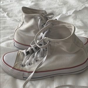 White high top all star converse